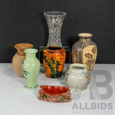 Collection of Six Various Vases