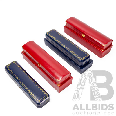 Bracelet Boxes by Cartier - Lot of 4