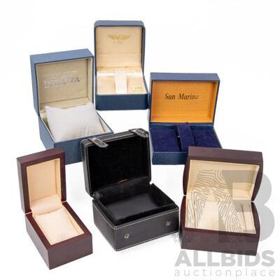 Lot of Watch Boxes - Lot of 6