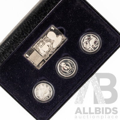 Australian RAM 1990 Masterpieces in Silver Proof Set, the Silver Dollars .925