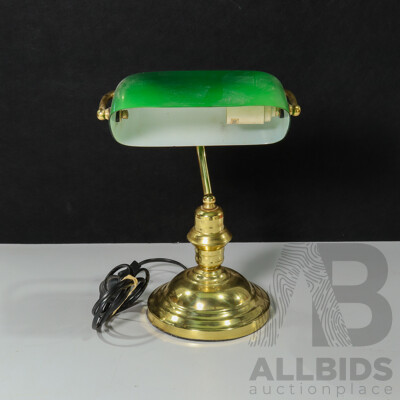 Vintage Style Bankers Lamp