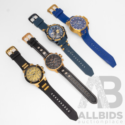 Men's Collection of Watches by Invicta - Lot of 4