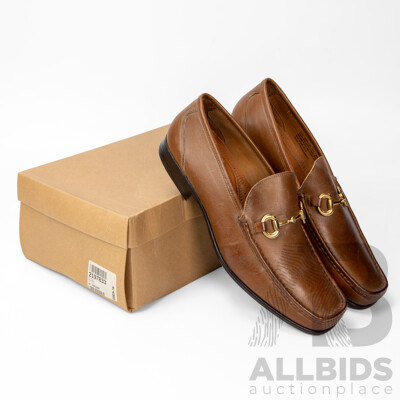 Pair of Alfani Men's Loafers Tan, Size 12