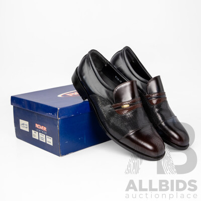 Pair of Dr Marcoss Men's Loafers Brown & Black, Size 10.5
