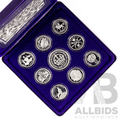 Australian RAM 1998 Masterpieces Silver Proof Coin Set, Milestones .999