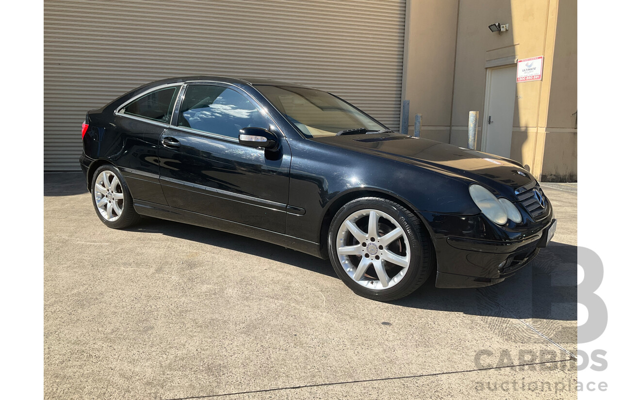 3/2003 Mercedes-Benz CLC 180 Kompressor CL203 2d Coupe Black 1.8L