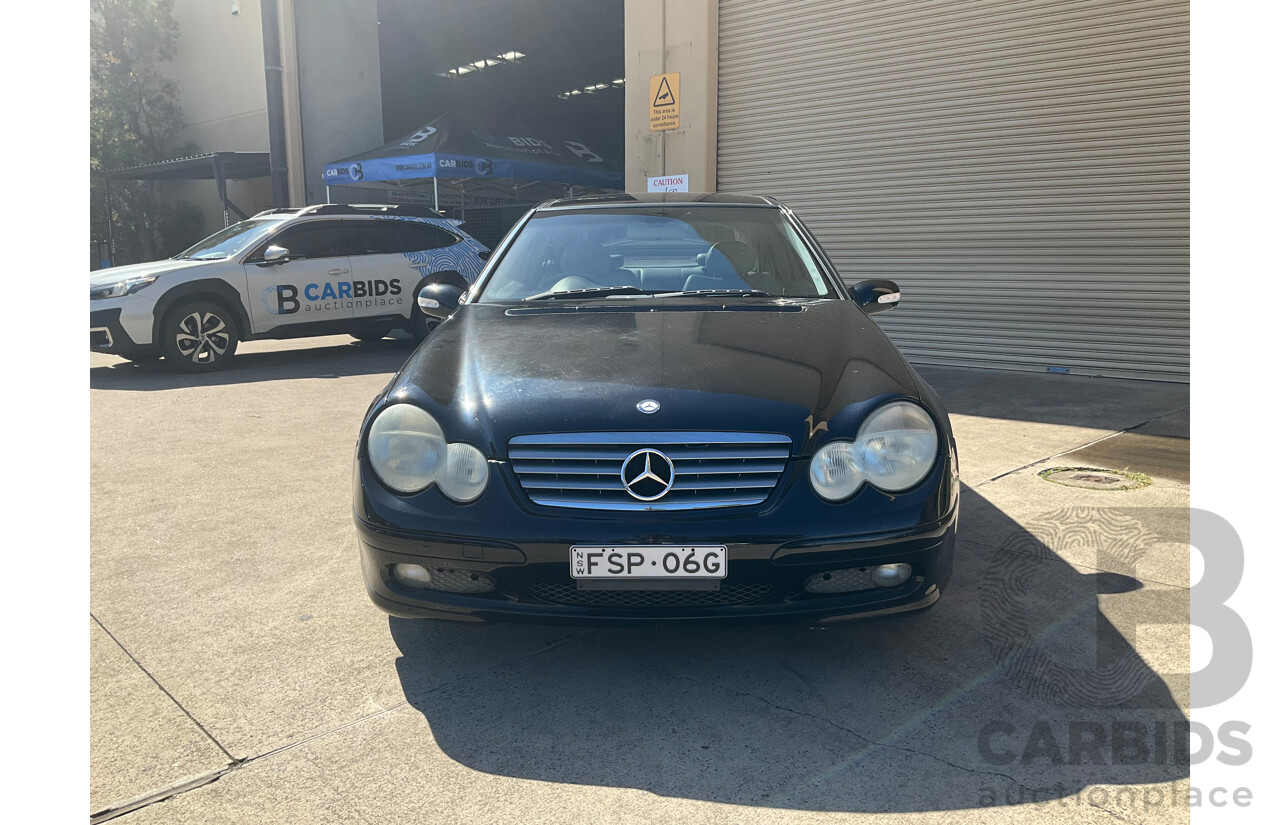 3/2003 Mercedes-Benz CLC 180 Kompressor CL203 2d Coupe Black 1.8L