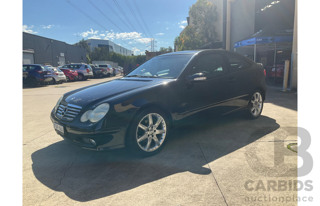 3/2003 Mercedes-Benz CLC 180 Kompressor CL203 2d Coupe Black 1.8L