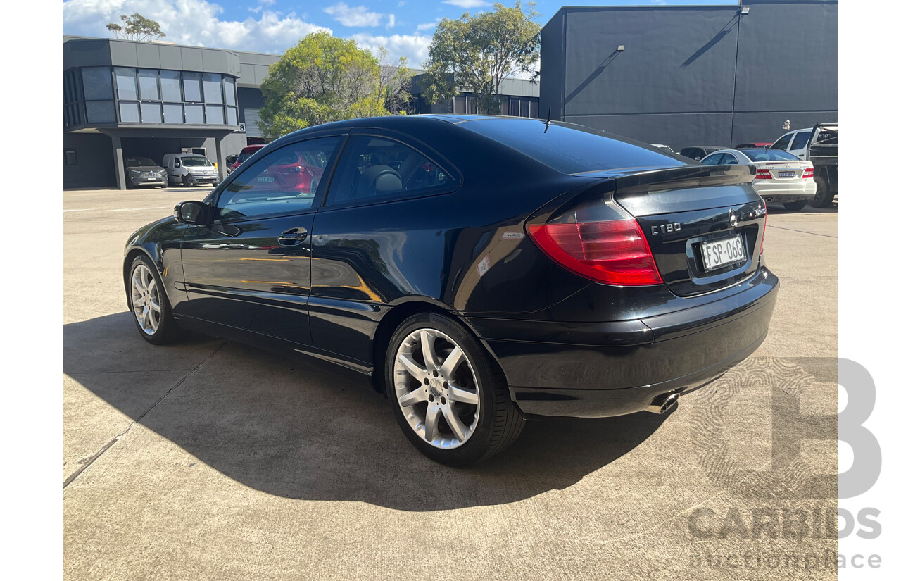 3/2003 Mercedes-Benz CLC 180 Kompressor CL203 2d Coupe Black 1.8L
