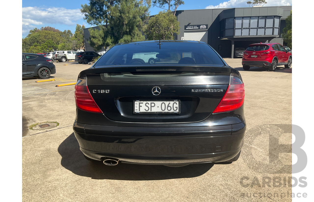 3/2003 Mercedes-Benz CLC 180 Kompressor CL203 2d Coupe Black 1.8L