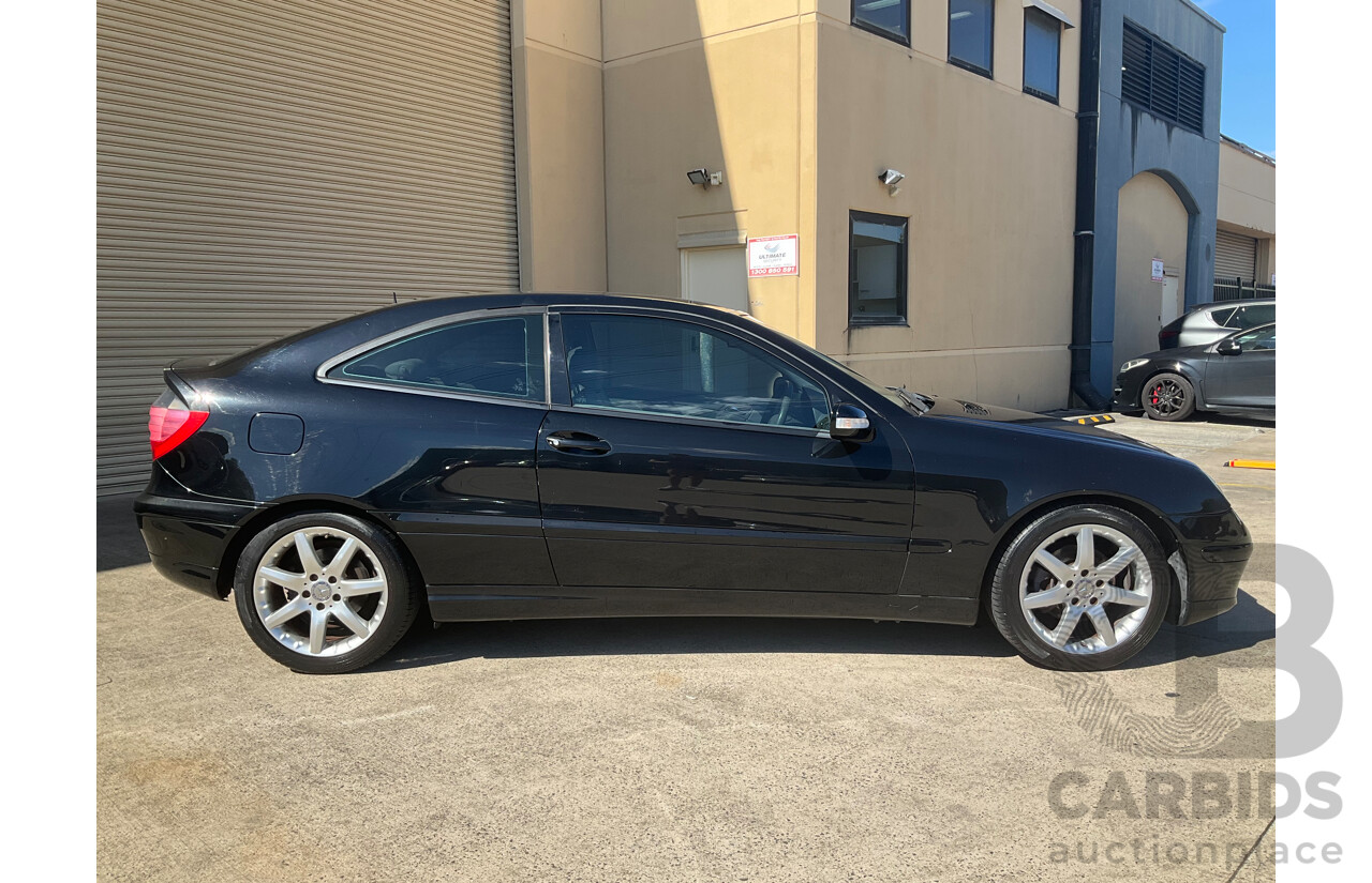 3/2003 Mercedes-Benz CLC 180 Kompressor CL203 2d Coupe Black 1.8L