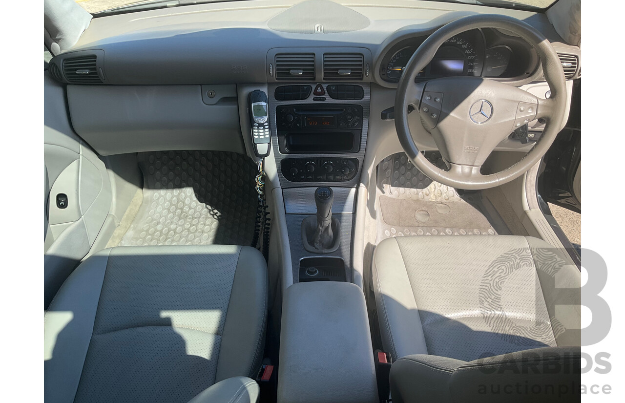3/2003 Mercedes-Benz CLC 180 Kompressor CL203 2d Coupe Black 1.8L