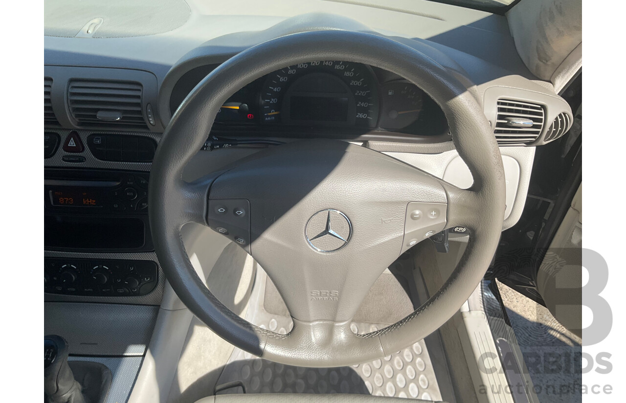 3/2003 Mercedes-Benz CLC 180 Kompressor CL203 2d Coupe Black 1.8L