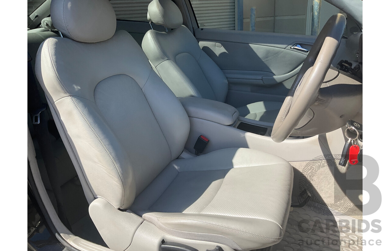 3/2003 Mercedes-Benz CLC 180 Kompressor CL203 2d Coupe Black 1.8L