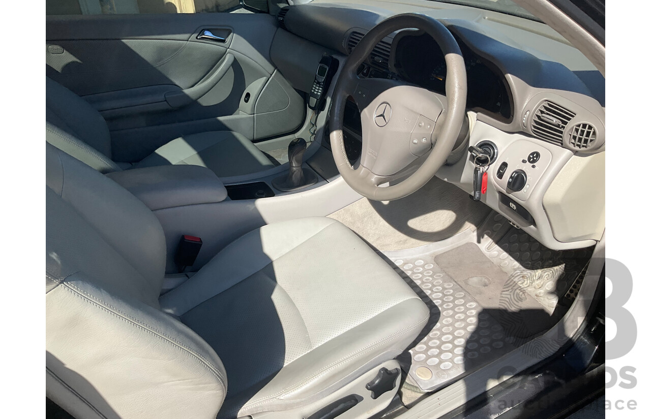 3/2003 Mercedes-Benz CLC 180 Kompressor CL203 2d Coupe Black 1.8L