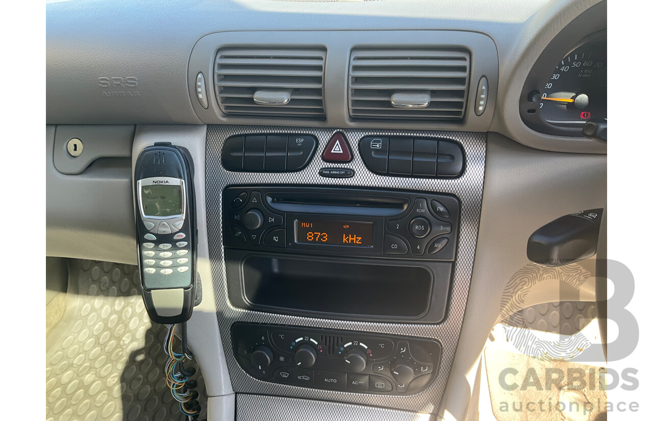 3/2003 Mercedes-Benz CLC 180 Kompressor CL203 2d Coupe Black 1.8L