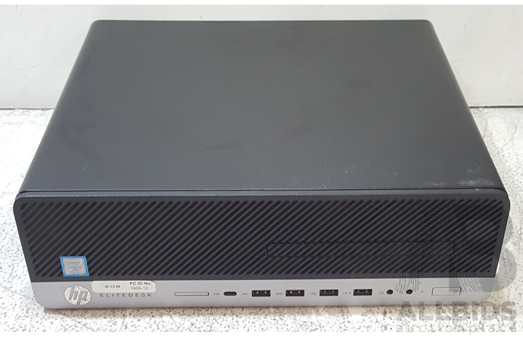 HP EliteDesk 800 G4 SFF Intel Core i7 (8700) 3.20GHz-4.60GHz 6-Core CPU Desktop Computer