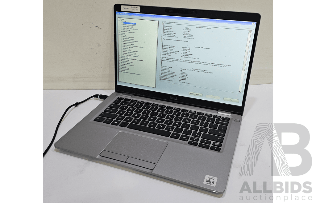 Dell Latitude 5310 10th Gen Intel Core I5 (10310U) 1.70GHz-4.40GHz 4-Core CPU 13.3-Inch FHD Laptop