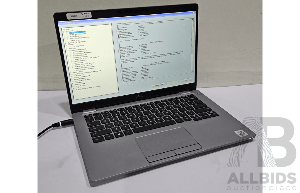 Dell Latitude 5310 10th Gen Intel Core I5 (10310U) 1.70GHz-4.40GHz 4-Core CPU 13.3-Inch FHD Laptop