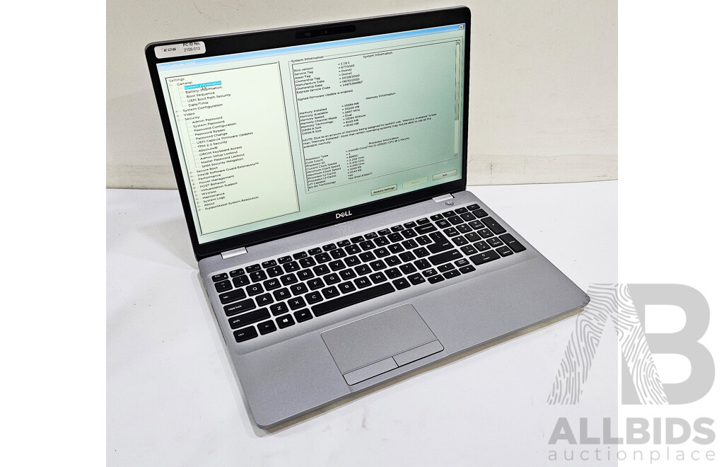 Dell Latitude 5510 Intel Core I5 (10310U) 1.70GHz-4.40GHz 4-Core CPU 15.6-Inch FHD Laptop