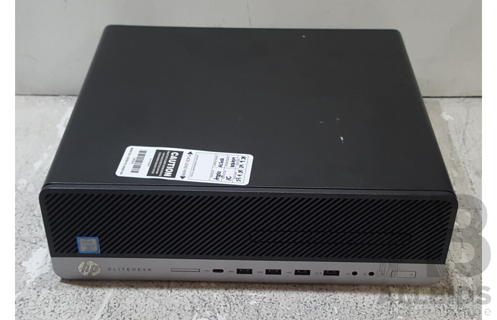 HP EliteDesk 800 G4 SFF Intel Core i7 (8700) 3.20GHz-4.60GHz 6-Core CPU Desktop Computer