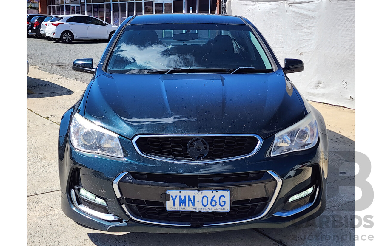 9/2015 Holden Commodore SV6 VF MY15 4d Sedan Green 3.6L