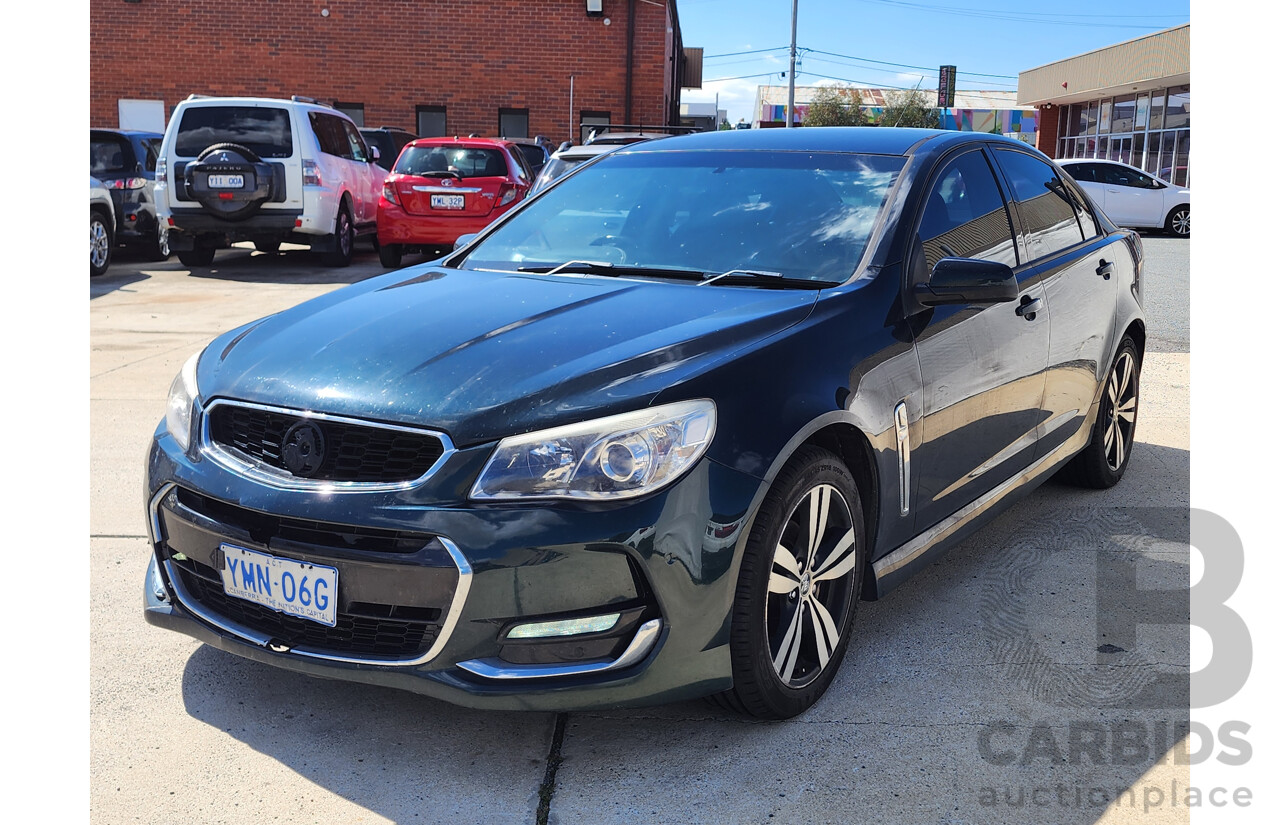 9/2015 Holden Commodore SV6 VF MY15 4d Sedan Green 3.6L