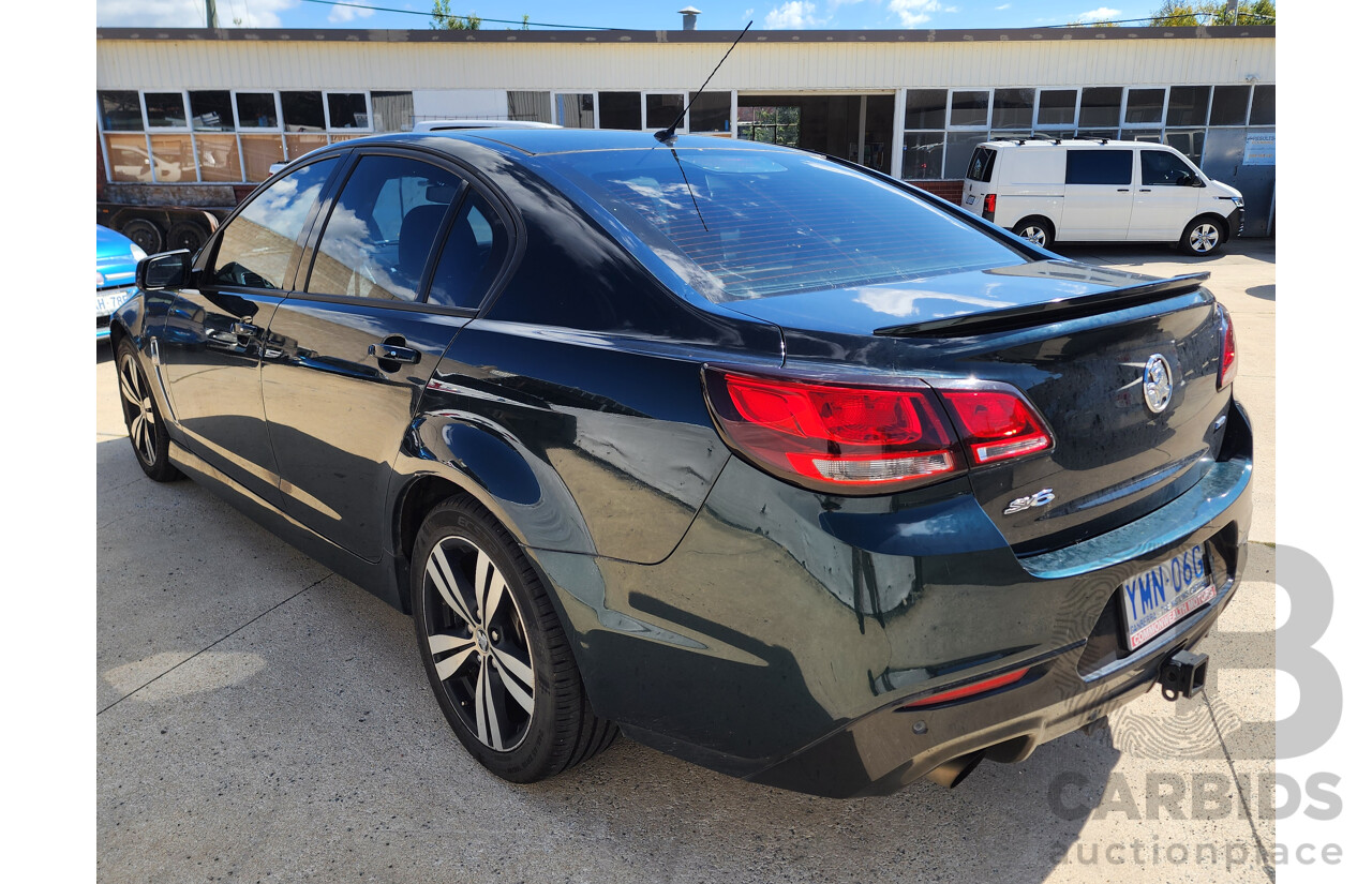 9/2015 Holden Commodore SV6 VF MY15 4d Sedan Green 3.6L