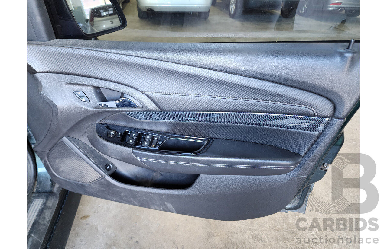 9/2015 Holden Commodore SV6 VF MY15 4d Sedan Green 3.6L