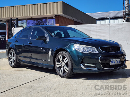 9/2015 Holden Commodore SV6 VF MY15 4d Sedan Green 3.6L