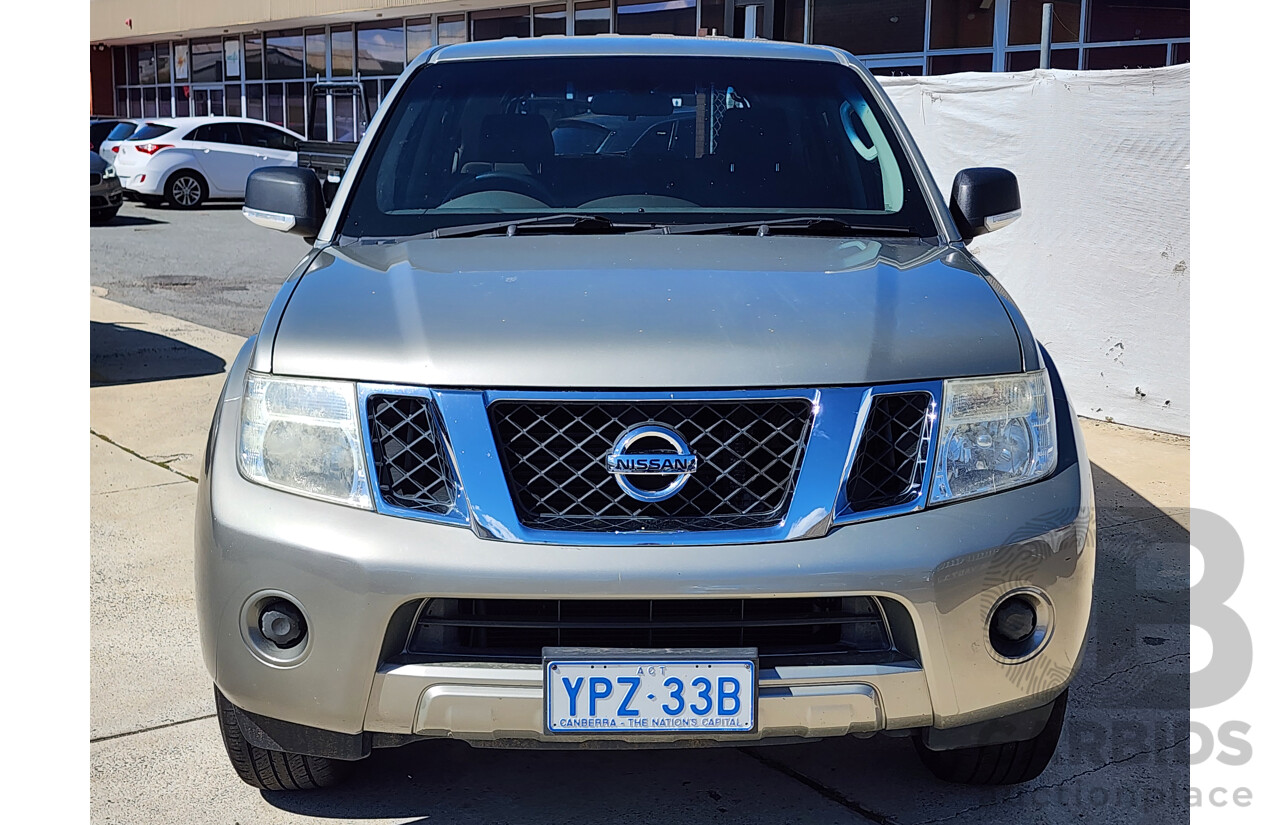 8/2012 Nissan Pathfinder ST (4x4) R51 SERIES 4 4d Wagon Gold 2.5L