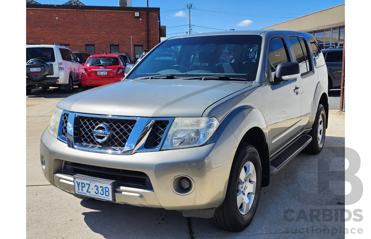 8/2012 Nissan Pathfinder ST (4x4) R51 SERIES 4 4d Wagon Gold 2.5L