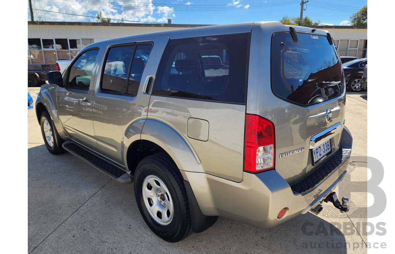 8/2012 Nissan Pathfinder ST (4x4) R51 SERIES 4 4d Wagon Gold 2.5L