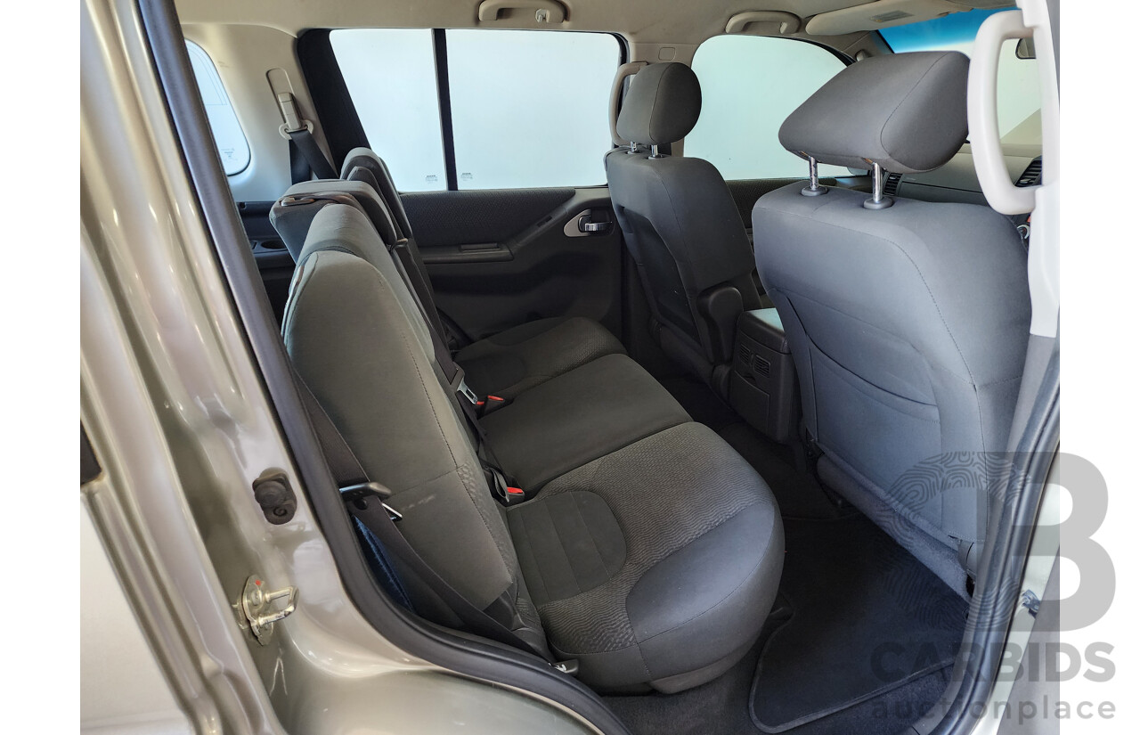 8/2012 Nissan Pathfinder ST (4x4) R51 SERIES 4 4d Wagon Gold 2.5L