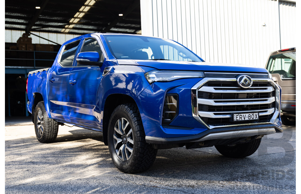 01/2022 Ldv T60 MAX PRO (4x4) 4x4 SK8C Double Cab Utility Blue Turbo Diesel 2.0L