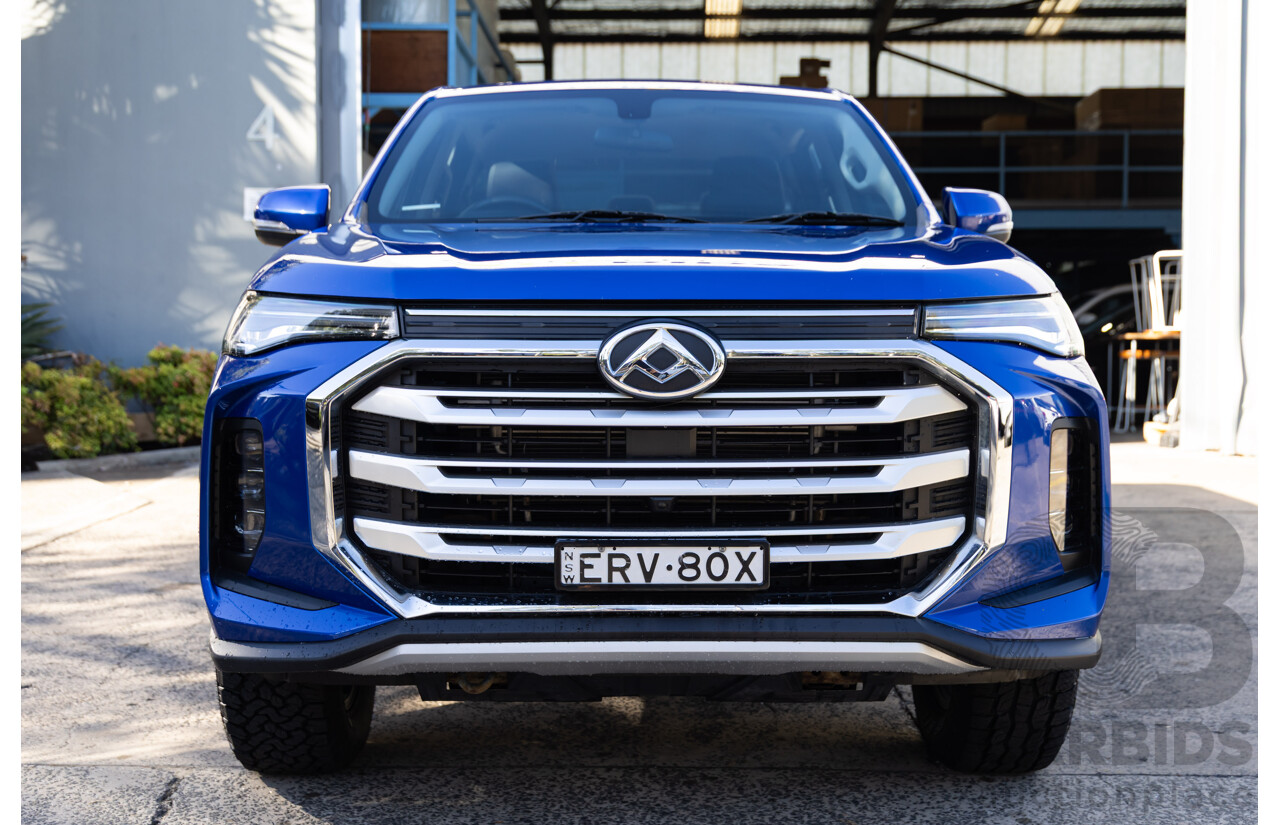 01/2022 Ldv T60 MAX PRO (4x4) 4x4 SK8C Double Cab Utility Blue Turbo Diesel 2.0L