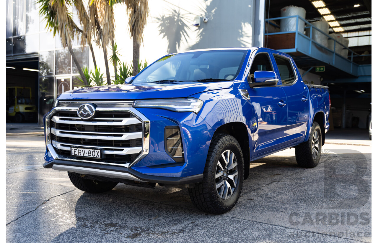 01/2022 Ldv T60 MAX PRO (4x4) 4x4 SK8C Double Cab Utility Blue Turbo Diesel 2.0L