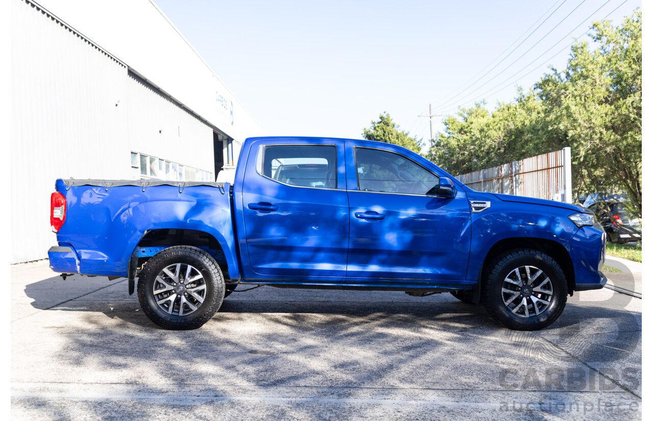 01/2022 Ldv T60 MAX PRO (4x4) 4x4 SK8C Double Cab Utility Blue Turbo Diesel 2.0L