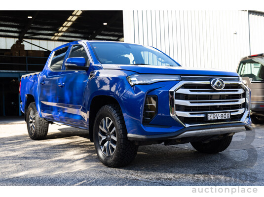 01/2022 Ldv T60 MAX PRO (4x4) 4x4 SK8C Double Cab Utility Blue Turbo Diesel 2.0L