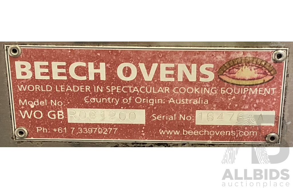 Beech Ovens Natural Gas Robata Grill with Stand