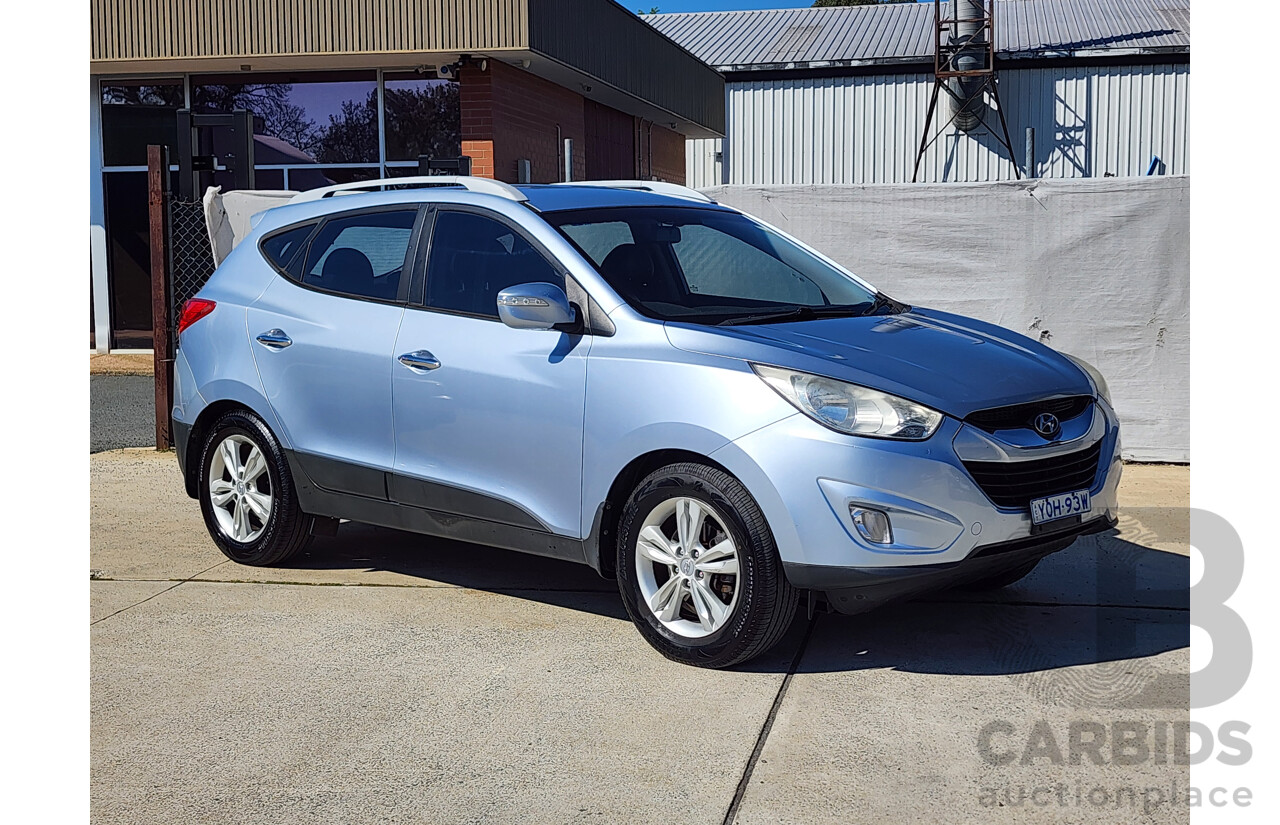 4/2012 Hyundai Ix35 Elite (awd) LM MY11 4d Wagon Blue 2.0L