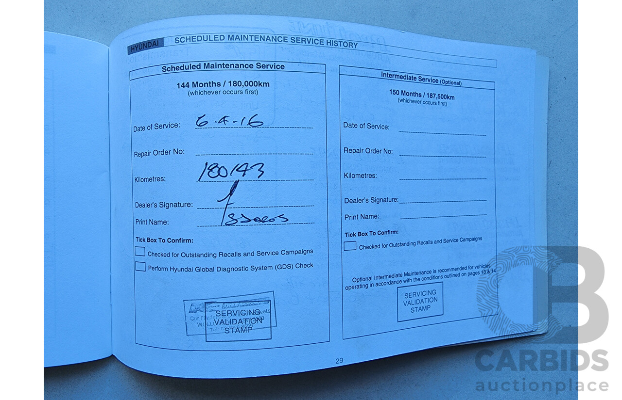 4/2012 Hyundai Ix35 Elite (awd) LM MY11 4d Wagon Blue 2.0L