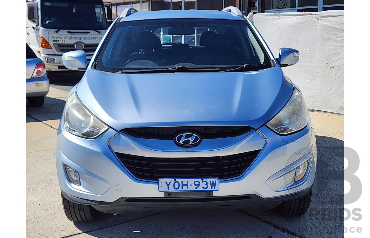 4/2012 Hyundai Ix35 Elite (awd) LM MY11 4d Wagon Blue 2.0L