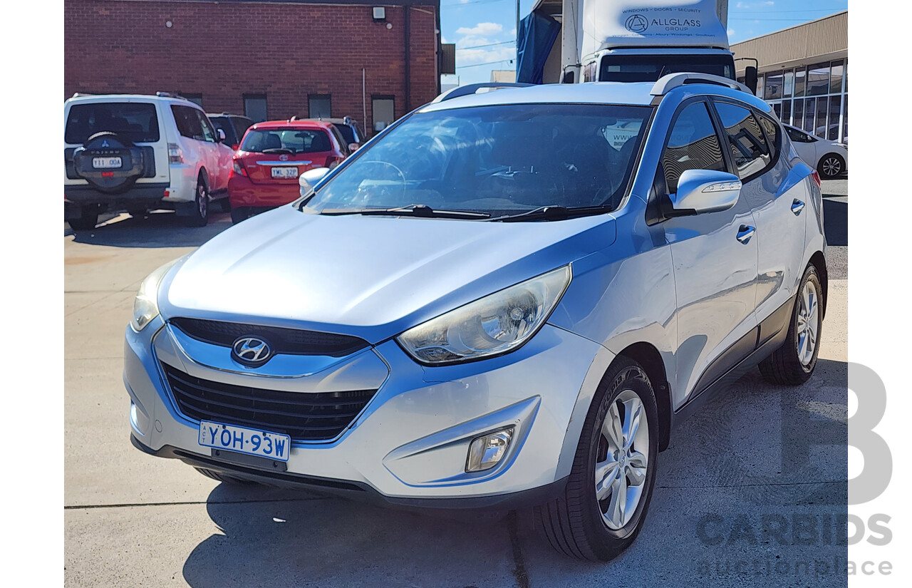 4/2012 Hyundai Ix35 Elite (awd) LM MY11 4d Wagon Blue 2.0L