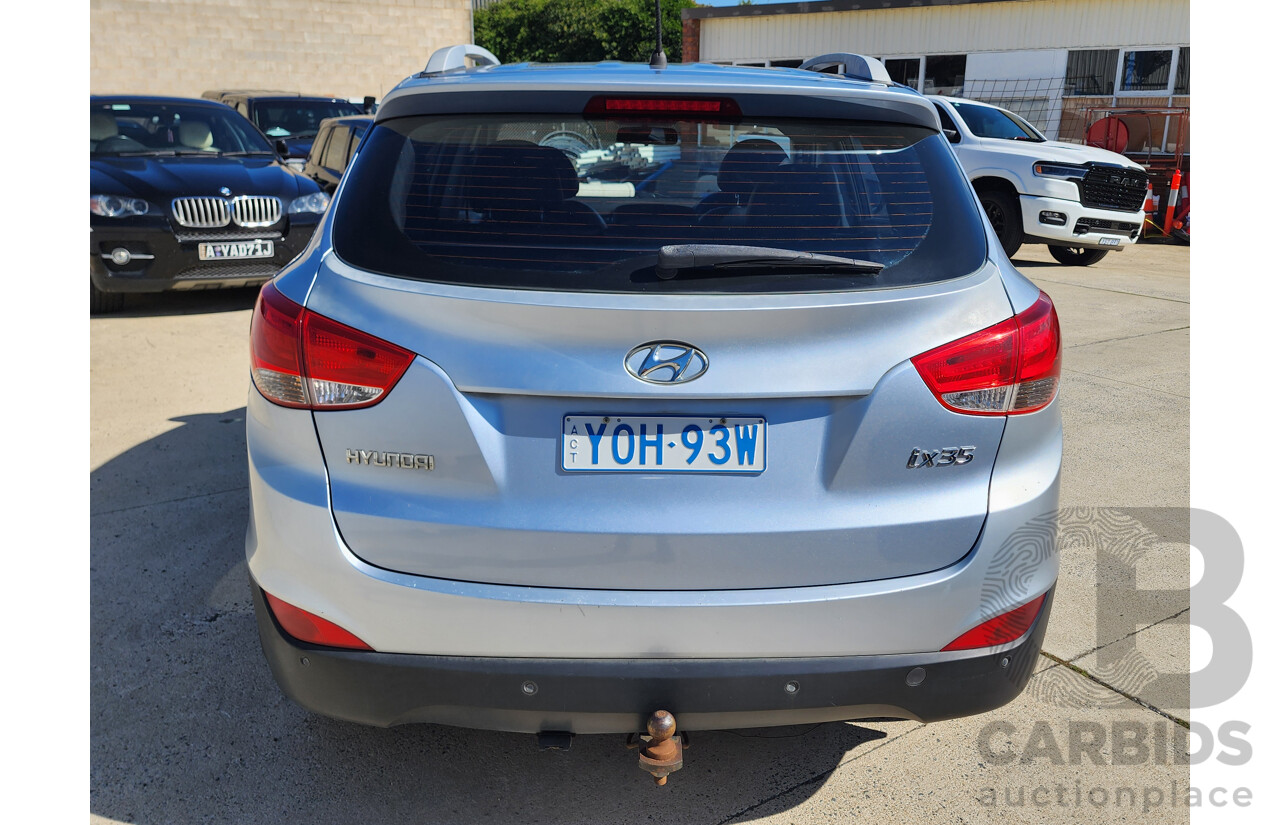 4/2012 Hyundai Ix35 Elite (awd) LM MY11 4d Wagon Blue 2.0L