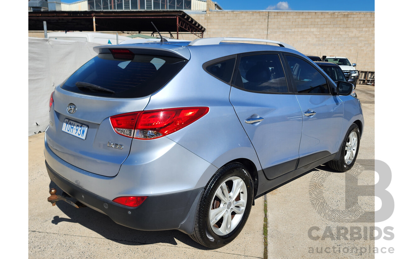 4/2012 Hyundai Ix35 Elite (awd) LM MY11 4d Wagon Blue 2.0L