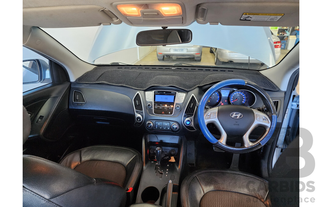 4/2012 Hyundai Ix35 Elite (awd) LM MY11 4d Wagon Blue 2.0L