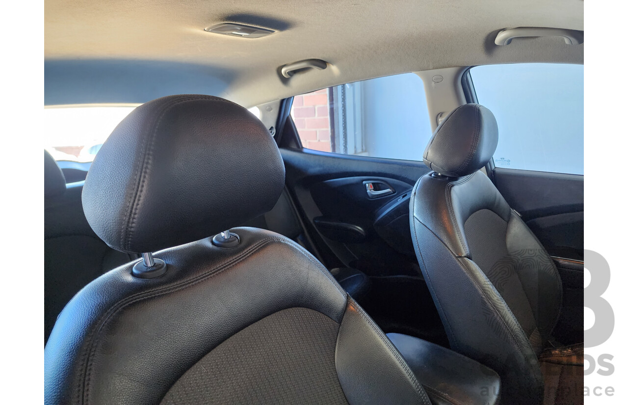 4/2012 Hyundai Ix35 Elite (awd) LM MY11 4d Wagon Blue 2.0L