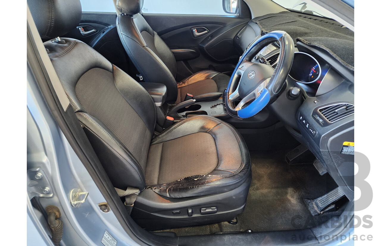4/2012 Hyundai Ix35 Elite (awd) LM MY11 4d Wagon Blue 2.0L