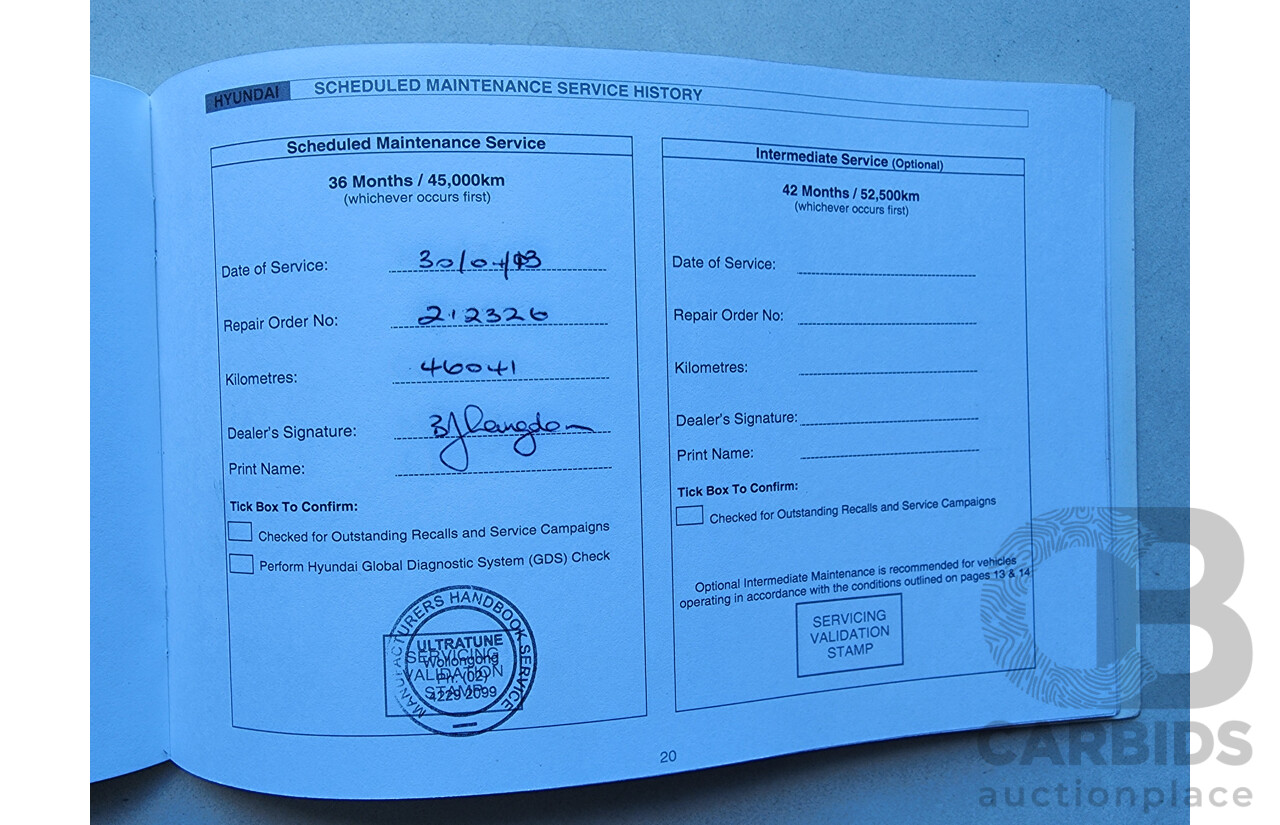 4/2012 Hyundai Ix35 Elite (awd) LM MY11 4d Wagon Blue 2.0L